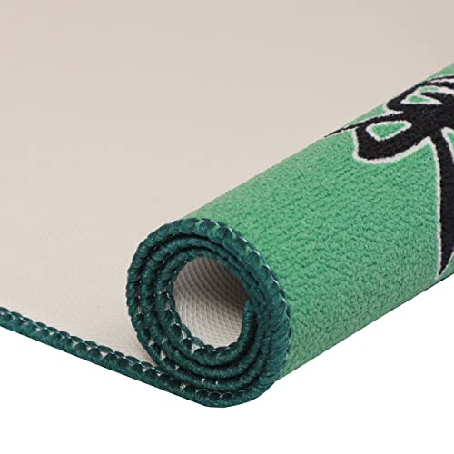 Gustaria Mahjong Mat With 3 Free Dice, Anti Slip And Noise Reduction Table Cover For Mahjong, Poker, Card Games, Board Games, Slip Resistant Mat(Green) 31.5" L X 31.5" W (80Cm X 80Cm) #TOP6