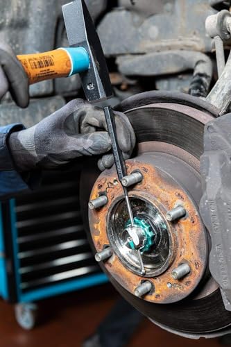 HAZET Splinttreiber Satz 751/6-1 I 6-teiliges Set I mit Kunststoffständer I passendes Set zum Ein- oder Austreiben von Nieten und anderen Verbindungselementen I Platzsparende Aufbewahrung