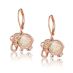 A-rose gold plated-Opal