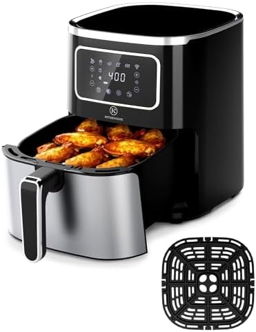 Kitchen Elite Digital Air Fryer Oven, Compact Cooker with 6 Prese...
