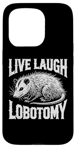 Opossum Live Love Lobotomie Possum Lobotomies Poubelle Chat Coque pour iPhone 15 Pro