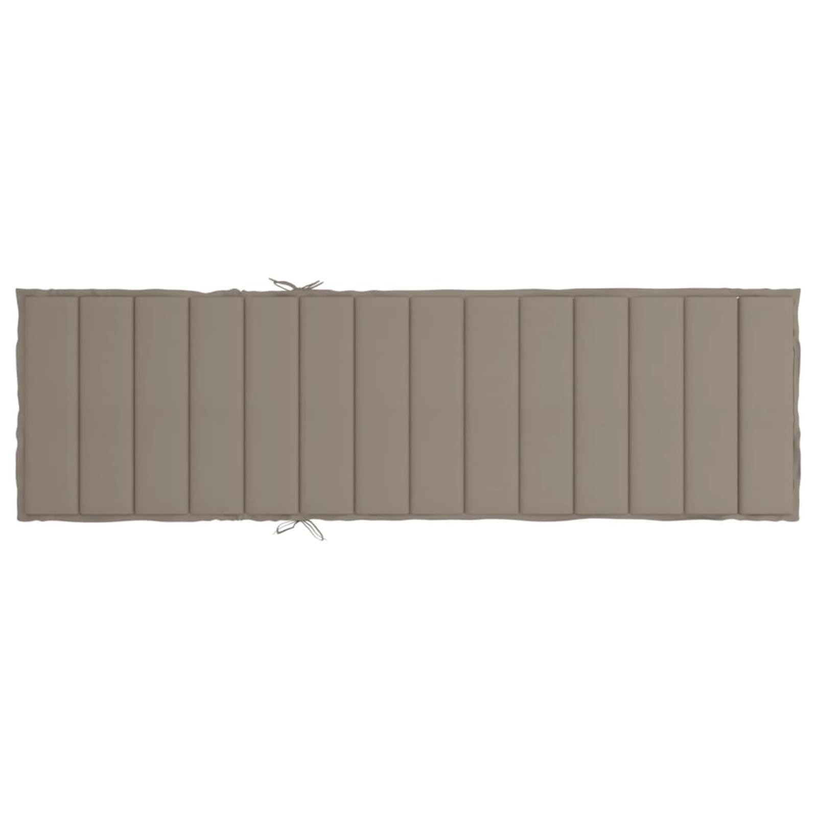 LAPOOH Oxford szara taupe tkanina poduszka do leżenia 200x50x3 cm, poduszka na leżak zewnętrzny, maty do leżaków, mata hamakowa, poduszka na krzesło hamakowe, materac do leżenia