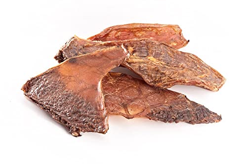 mascota vital - Hundesnack Straußen-Magen 200 g – 100% Strauß – Monoprotein, hypoallergen – natürliche Kauartikel für Sensible Hunde & Allergiker – proteinreich, fettarm (Straußen-Magen 200g)