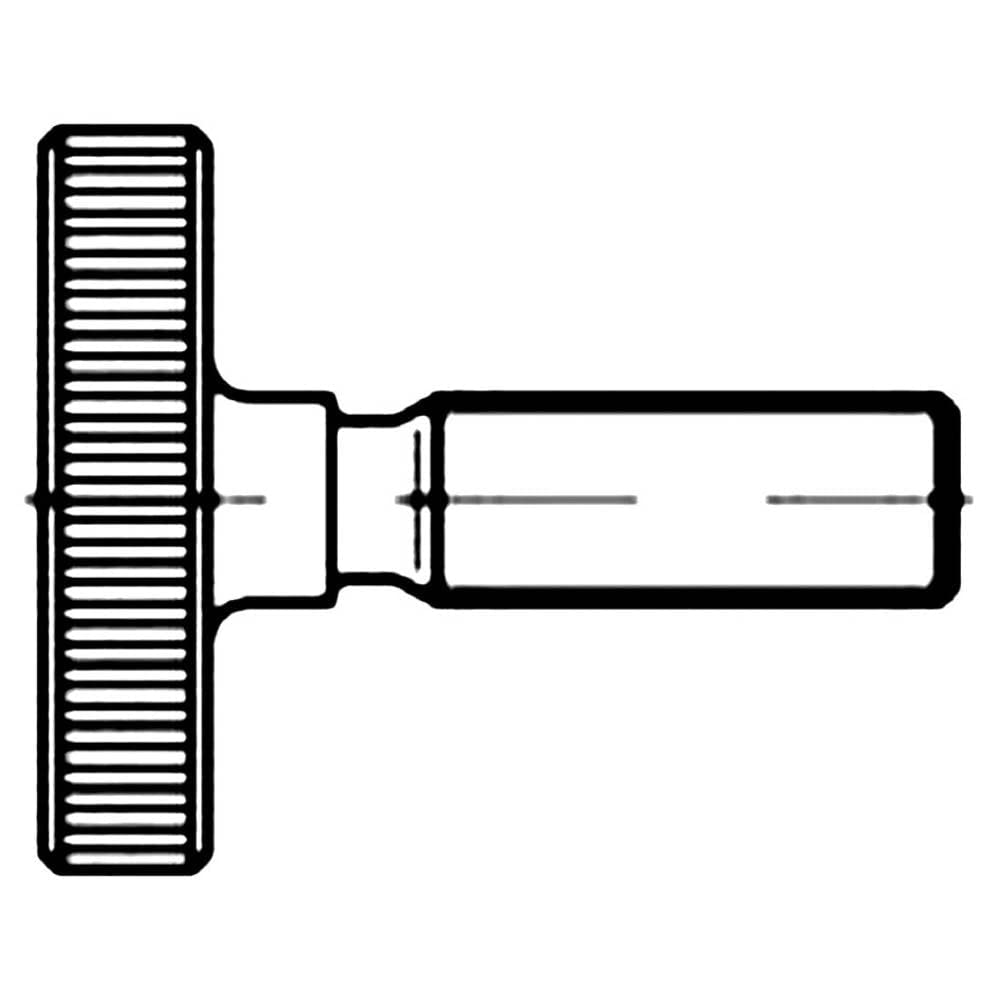 TOOLCRAFT 112070 Rändelschrauben M4 20mm DIN 653 Stahl 50St.