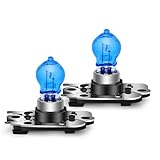 Ruiandsion PH16W Halogen Light Bulb, 12V Non Polarity 16W, Quartz Bulbs Super White Light 6000K Pack of 2