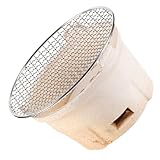 Tragbarer Mini-Holzkohlegrill mit Netz für Outdoor-Grillen, Camping und Kochen zu Hause – vielseitiger Kohleofen in verschiedenen Farben