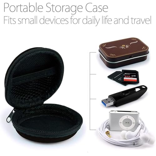 Image of Earphone Case MAS CARNEY Headphone Earbud Hard Protective Carrying Case Bag