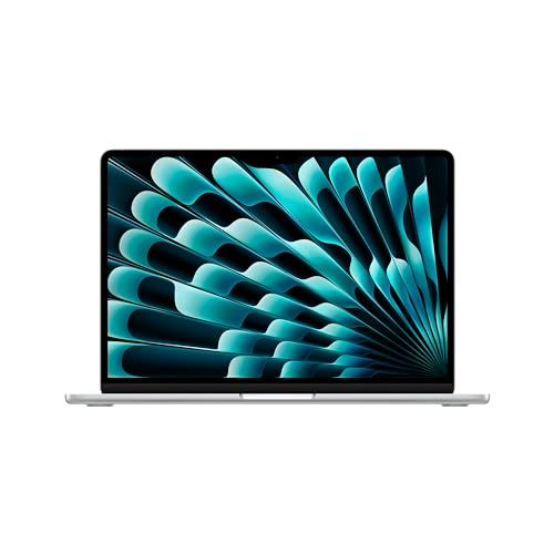 Apple 2024 MacBook Air 13-inch Laptop with M3 chip: Built for Apple Intelligence, 13.6-inch Liquid Retina Display, 8GB Unified Memory, 256GB SSD Storage, Backlit Keyboard, Touch ID; Silver