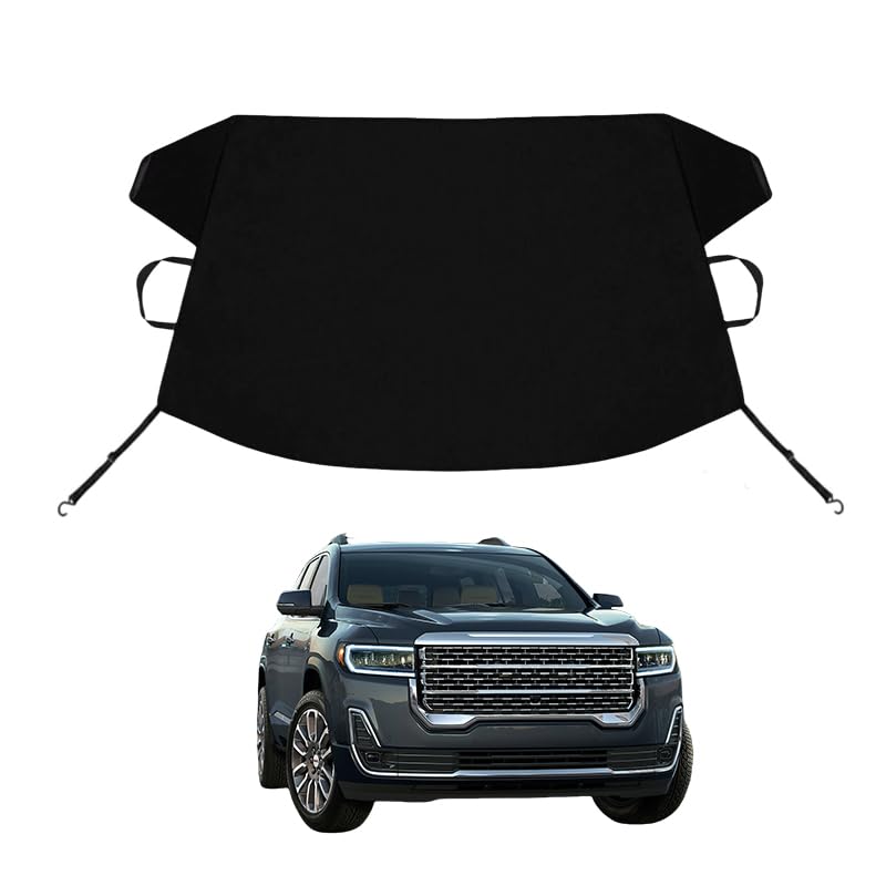 Image of Acadia Custom Windshield Cover for Ice and Snow for G-M-C Acadia Windshield Snow Cover 600D Shade Blocks Winter Frost Hail Protector Car Accessories