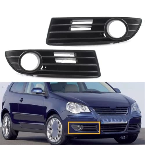 Rejilla de luz antiniebla para VW Polo 2006-2009 parachoques inferior izquierdo 6Q0853665E 3