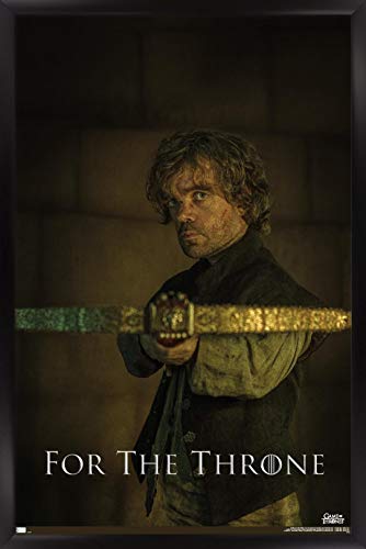 Trends International Game of Thrones - Tyrion Lannister Wall Poster, 14.725" x 22.375", Black Framed Version