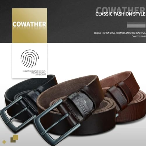 Ceinture en cuir de jeans rétro authentique pour affirmer son style