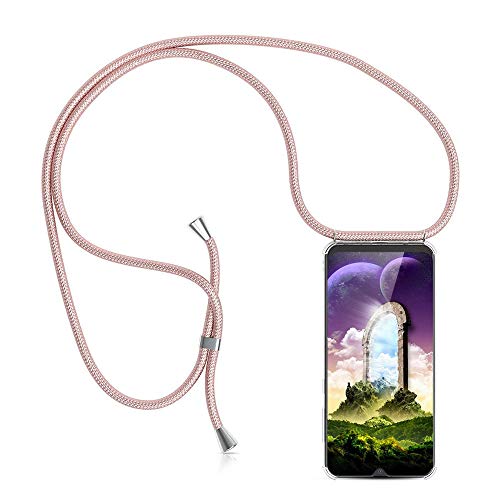 ToDo eu Carcasa de movil con Cuerda para Colgar Colgante movil Carcasa de móvil Samsung Galaxy A40 - con Cordon para Llevar en el Cuello Collar de Banda de teléfono Celular Collar Celular