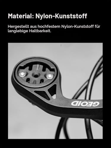 GEOID Fahrradcomputer-Halterung, Vorderhalterung für Fahrradcomputer für Rennrad, kompatibel mit Garmin Wahoo Bryton Magene Cycplus CooSpo XOSS mit GoPro Action-Kamera und Licht