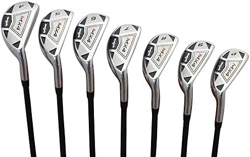 Men’s Majek MX4 Hybrid Iron Set, which Includes: #4, 5, 6, 7, 8, 9, PW Regular Flex Graphite Right Handed New Utility Clubs