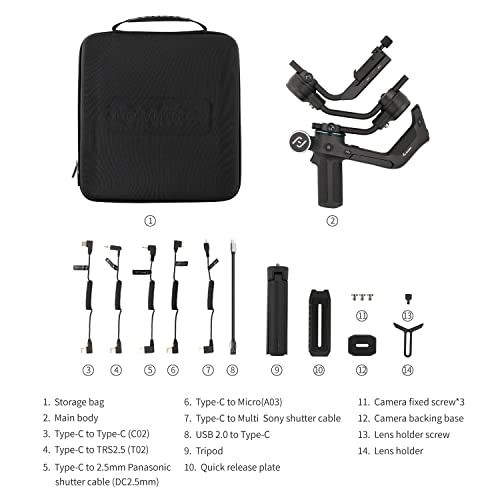 FeiyuTech SCORP 3-Achsen Gimbal für DSLR Kameras