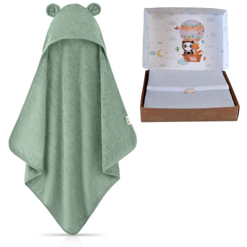 L PATTERN Daunenjacke Baby Mit Kapuze - Tierdruck Steppjacke Für Mädchen & Jungen