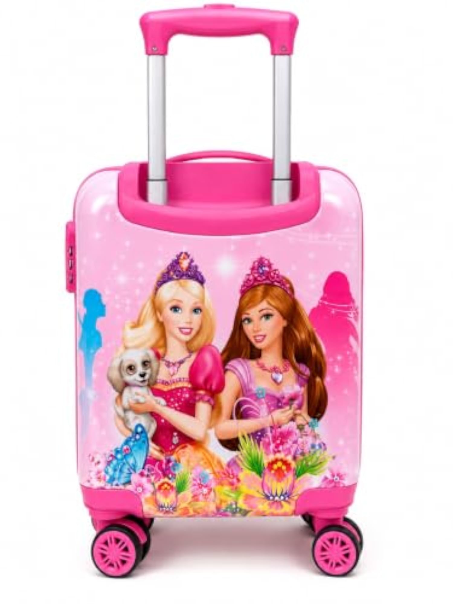 Taj Princess Printed Suitcase Trolley Bag for Kids, 16 Inch
