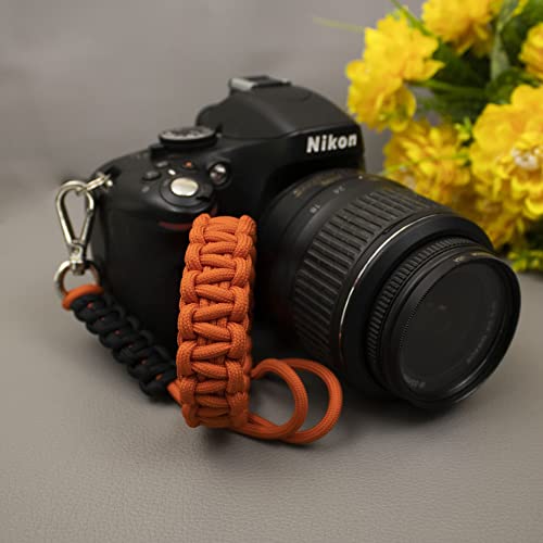 Image of Paracord Wrist | Camera Strap for Robust Hand Grip To Hold All DSLR Camera | Heavy gear | Binocular -Alloy camera strap