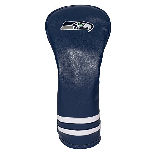 Team Golf NFL Seattle Seahawks Vintage Fairway Head Cover Vintage Fairway Golf Club Headcover, Form Fitting Design, Retro Design & Superb Embroidery