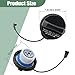ATUOTPO Petrol Tank Cover Gas Fuel Filler Cap Compatible with Jaguar XE 2015-2022 XF 2016-2022 F-PACE 2016-2022 F-TYPE 2014-2022 Replace 202123475 T2H46581 T2H58092