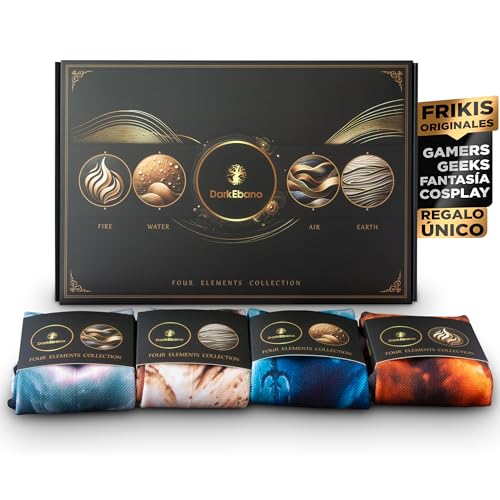 Calcetines Originales Hombre Mujer - Diseño Casual 4 Elementos -