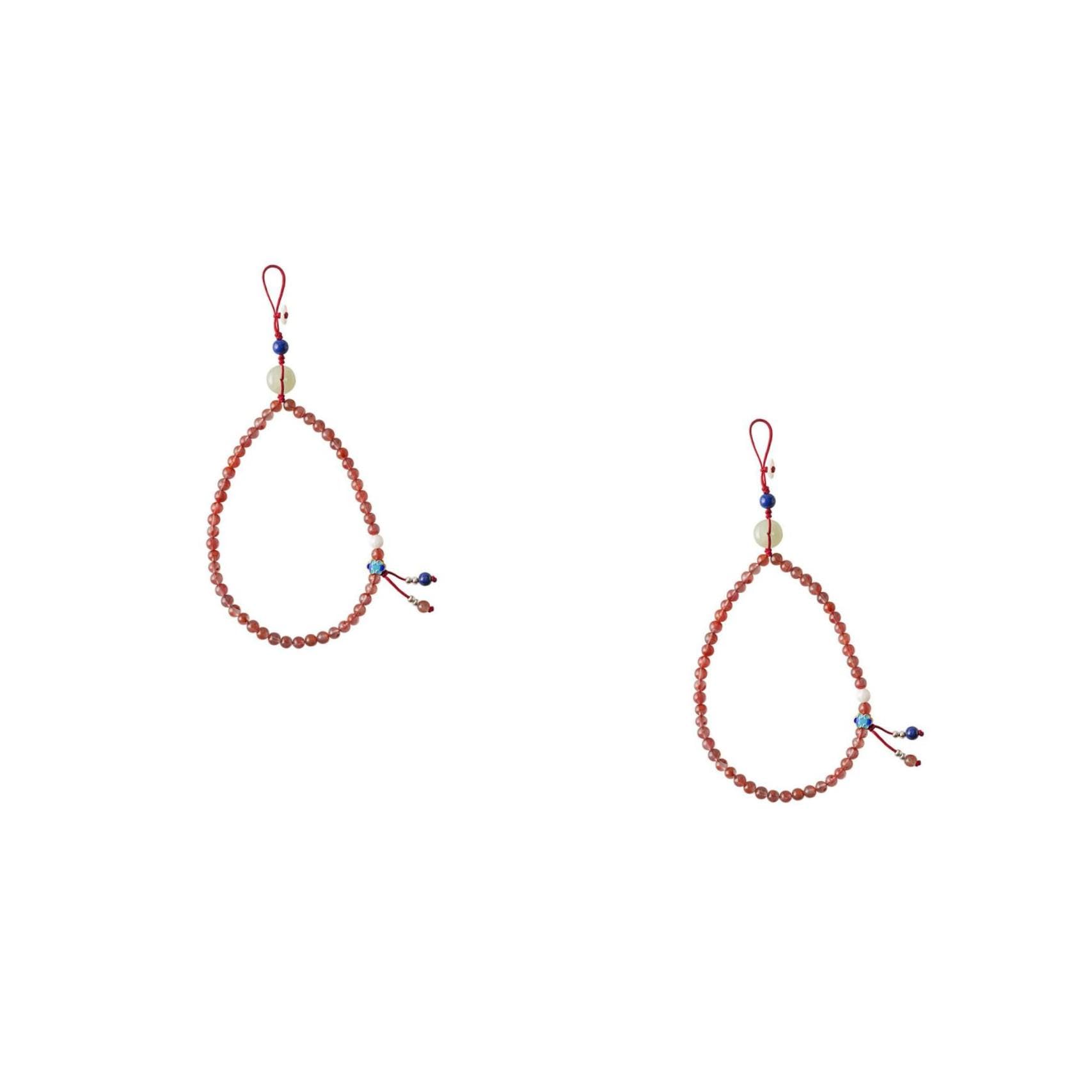 Lanière de portable en véritable pierre de sodalite bleue - 8