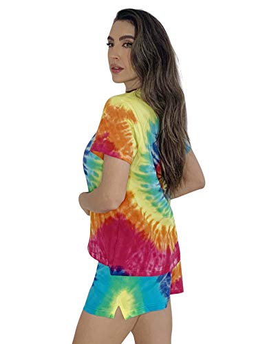 Just Love Tie Dye Shorts Set For Women 6859-10477-3X #TOP1