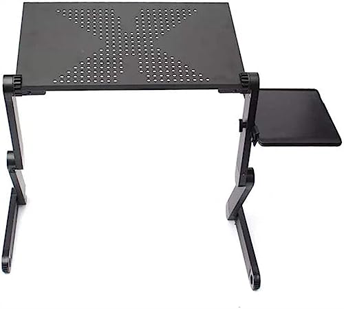 Support de table pliante for ordinateur portable pliable avec support de souris - 5