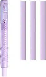 Borracha profissional para esboços – design telescópico ultra limpo e sem resíduos com refis substituíveis, ferramentas de desenho artístico para trabalho de detalhes de precisão