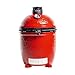 Produktbild Kamado Joe Klassisch Joe III Freistehender 18-Zoll-Holzkohlegrill in Rot, Seitenablagen, Grillzange und Aschenbecher