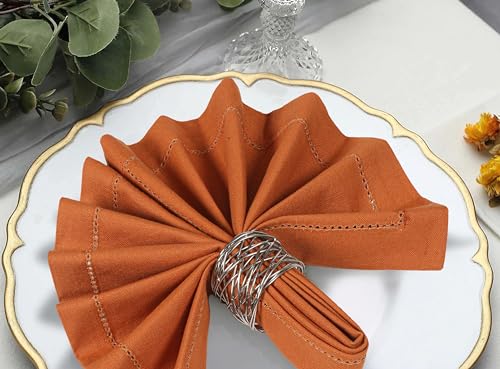 Cloth-NapkinsCotton-NapkinsDinner-NapkinsCloth-Napkins-Set-of-12-CottonNapkins-ClothCloth-Napkin-CottonHemstitched-Wedding-Napkins-Machine-Washable-Napkins-18x18-Roasted-Pecan