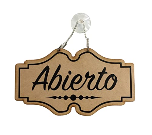 letrero abierto Marca Generic