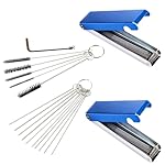 Huakaile-Set-of-5-Carburetor-Cleaning-Kit-Long-Short-Welding-Torch-Tip-Cleaner-Wires-Set-10-Cleaning-Needles-5-Nylon-Brushes-1-Throttle-Wrench-Carb-Jet-Cleaning-Tool-for-ATV-Engine