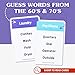 Ageless Games Taboo Charades - Classic Word Guessing & Charades Game for Older Adults - Big Easy to Read Cards for Low Vision - 80 Customizable Word Guess Cards - Fun Family Card Game for Ages 13-103