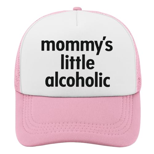 Mommys Little Alcoholic Hat Funny Drinking Humor Trucker Cap Sarcastic Alcohol Slogan Baseball Hat Party or Birthday Gift Snapback