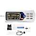 GOYOJO Surface Roughness Tester Profilometer High Precision Digital Surface Roughness Meter Gauge (White)