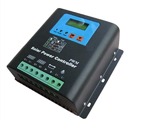 Régulateur de charge PWM 50A 96V GOWE avec écran LCD et LED pour système solaire