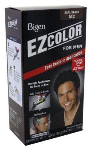 Bigen Hoyu Ezcolor For Men, Real Black M2 #TOP1