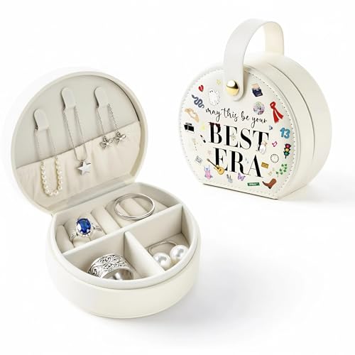 Best Eras Inspired Jewelry Boxes Singer Inspired Travel Jewelry Box Friendship Bracelet Box Holder Birthday Gift for Girls Women Gifts Idea for Christmas Buckle Jewelry Box Jewelry Case