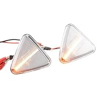 MACHSWON Indicatore di direzione laterale trasparente, luce