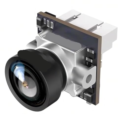 Caméra Nano FPV 1200TVL 1.8mm avec formats 16:9 et 4:3 argentée pour drone M6