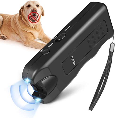 STÃ™NICK LED Anti Barking Device Ultrasonic Dog Repeller & Trainer Device 3 in 1 Anti Barking Stop Bark Electronic Handheld Dog Training Device Indoor & Outdoor
