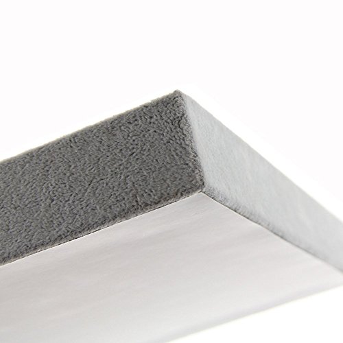 image for Bocar Grey Velvet 30 Compartment Jewelry Display Showcase Organizer Ho