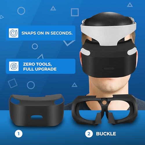 image for Skywin PSVR Replacement Light Shield and Protective Silicone Skin for 