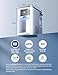 NOVETE Reverse Osmosis Water Filter Countertop, UV Cold Water Down to 32℉, NSF/ANSI 42/58 Certified, 4:1 Pure to Drain, No Installation Needed, 8-Stage RO Water Filtration System, CRF0A-QS, White