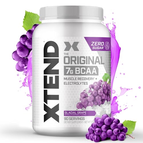 Xtend Original BCAA Powder 7g BCAA and 2.5g L-Glutamine, Sugar Free Post Workout Muscle Recovery Drink with Amino Acids for Men & Women, 90 Servings