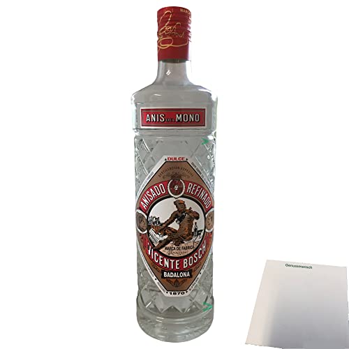 ANIS DEL MONO - Dulce 35% Vol. (botella de 1 L) + bloque usy