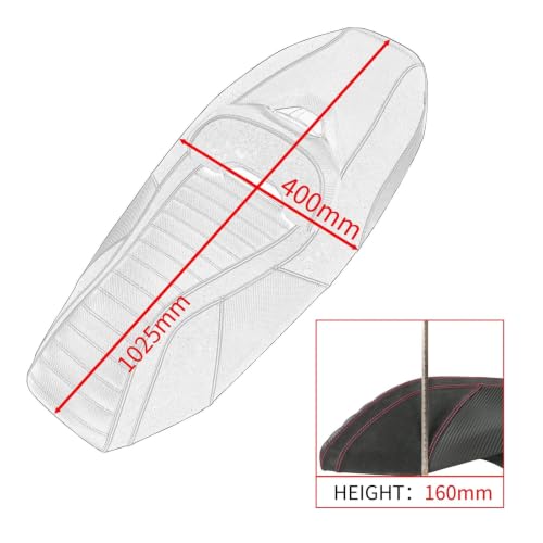 Selle moto monobloc conducteur passager idéale pour vos trajets Forza
