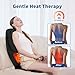 Back Massage for Chair with 3D Lumbar Support, Electric Back Massager for Pain Relief, Massage Seat Cushion with 3 Vibration Intensities & 2 Heat Levels